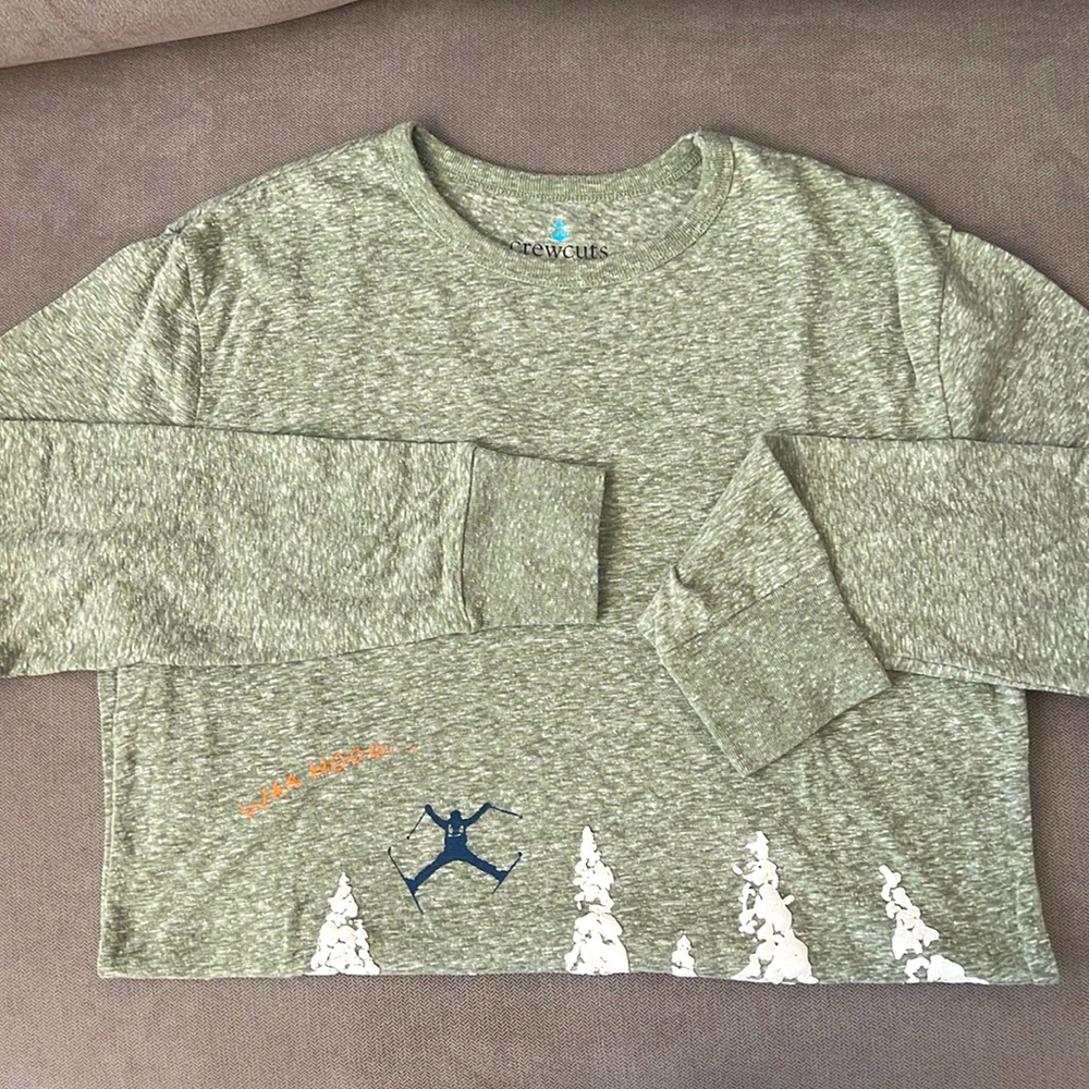 J Crew Boy Cotton long sleeve T-shirt: XL (12-14)